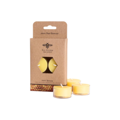 Big Dipper Wax Works Pure Beeswax Tea Lights