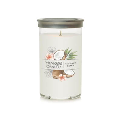 Yankee Candle Coconut Beach Signature Medium Pillar Candle